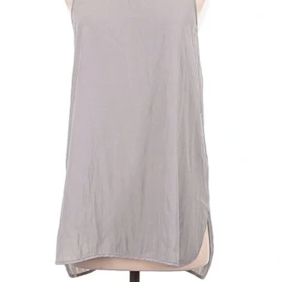 Lola and Sophie Long Tank Top w/ racer back available in gray and lavender - Picture 4 of 5